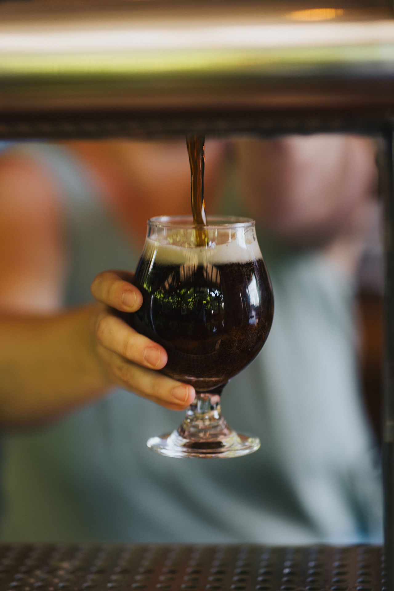A freshly poured craft beer at Nor'East
